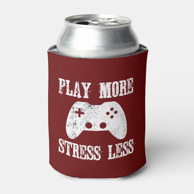 Porta-lata Tocar mais stress menos videogame (Can Front)