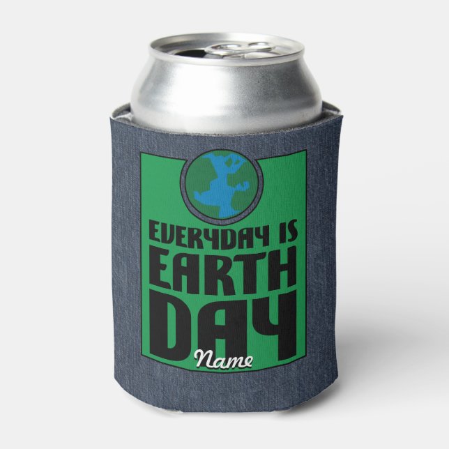 Porta-lata Todos os dias é Dia da Terra (Can Front)
