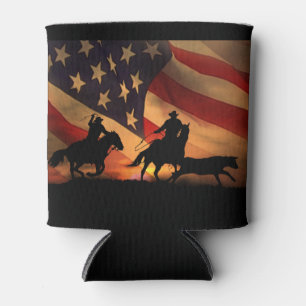 Porta-lata Todos os rodeios de Roping da Equipe Americana pod