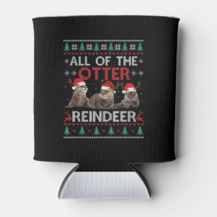 Porta-lata Todos Os Suéteres Feios De Natal De Reindeer