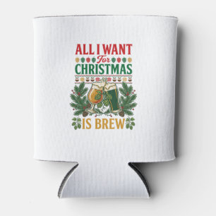 Porta-lata Todos Querem Copos de Cerveja Cerveja de Natal Pin
