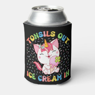 Porta-lata Tonsils Out, Sorvete In Unicorn Cat