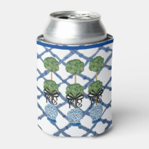Topiary Chinoiserie Ginger Jar Can Cooler