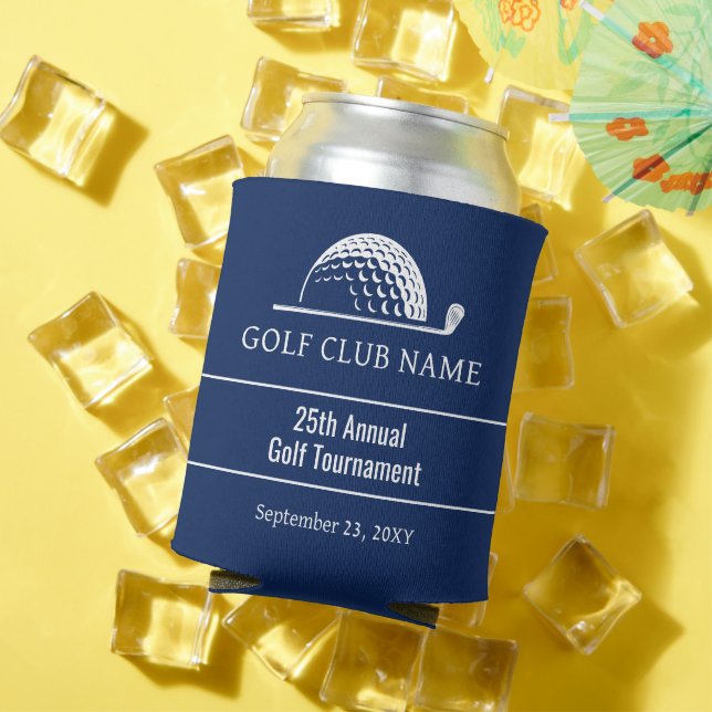 Porta-lata Torneio de Golf - Azul Personalizado (Verão in situ)