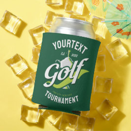 Porta-lata Torneio de Golfe do nome Pro Golf Torphy Golfing