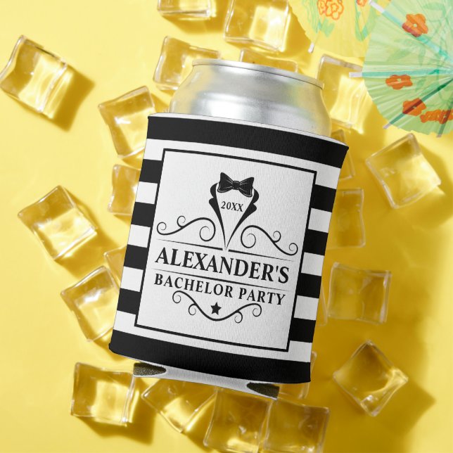 Porta-lata Torneira Negra Fora do Despedida de Solteiro (Verão in situ)