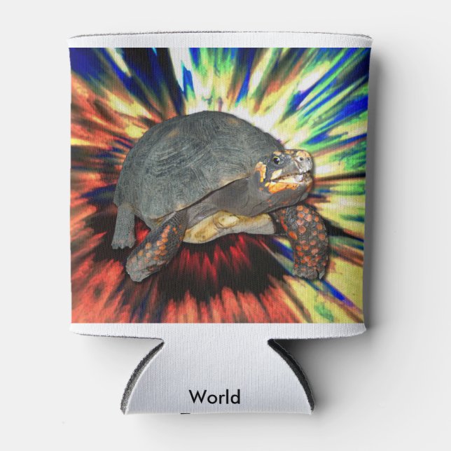 Porta-lata Tortoise Psicodélica (Frente)