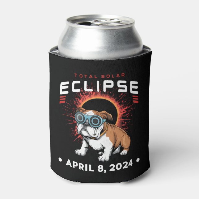 Porta-lata Total de Eclipse Solar abril de 2024 Presentes do  (Can Front)