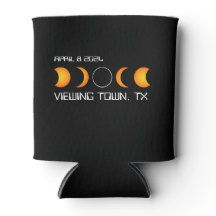 Total do Eclipse Solar 2024 Cidade Personalizada