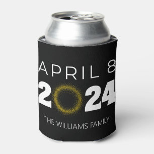 Porta-lata Total Solar Eclipse EUA 8 de abril de 2024