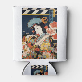 Porta-lata Toyohara Kunichika tradicional japonês