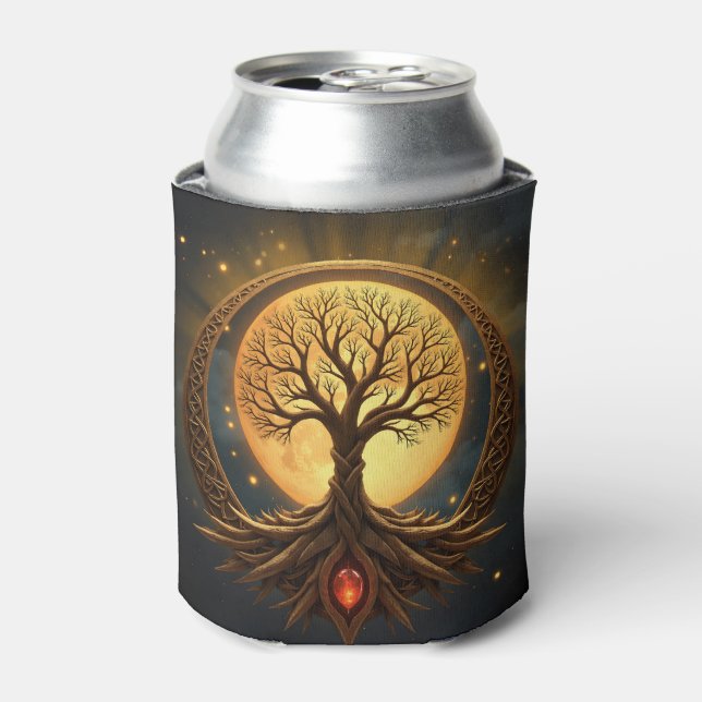 Porta-lata Tree of Life – Moonlit Enlightenment (Can Front)