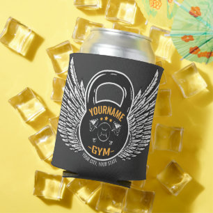 Porta-lata Treinador Personalizado de Malhações GYM Kettlebel