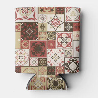 Porta-lata Trendy Marsala - Padrão do Azulejo marroquino