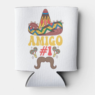 Porta-lata Três Amigos Mexicanos Engraçados Matando Cinco De 