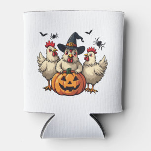 Porta-lata Três Bruxas de Queda de Frangos de Halloween