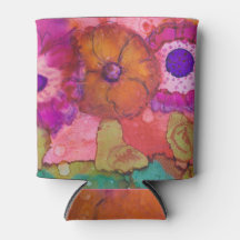 Três Flores Loucas Álcool Boho INk Design