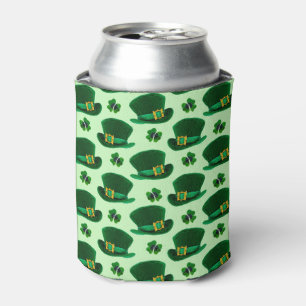Porta-lata Trevos e Chapéus de Leprechaun