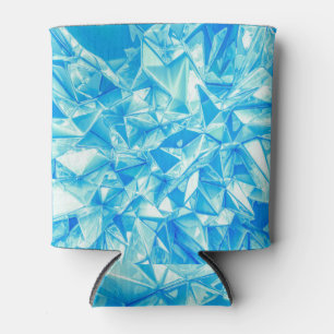 Porta-lata Triângulo de cristal, fundo 3D renderizado.