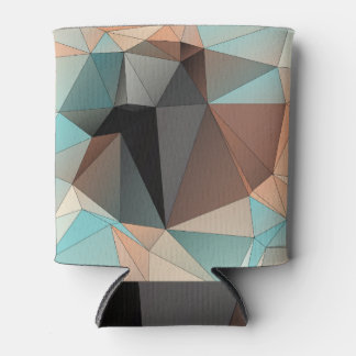 Porta-lata Triângulos de abstrato: Fundo Geométrico