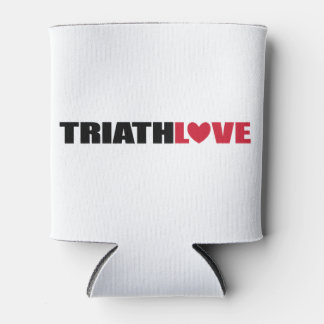 Porta-lata Triathlon Love para nadadores, ciclistas e corredo