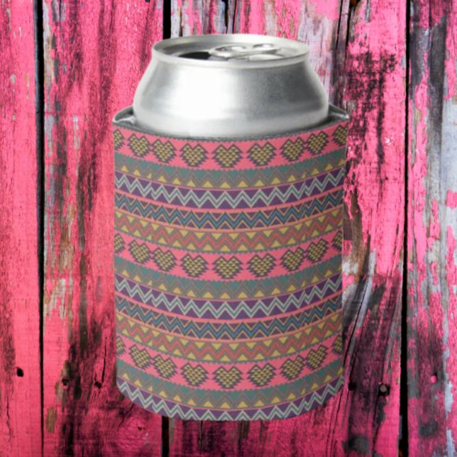 Porta-lata Tribal Chill Bebidas Resfriadas – Boho Ousada (Criador carregado)