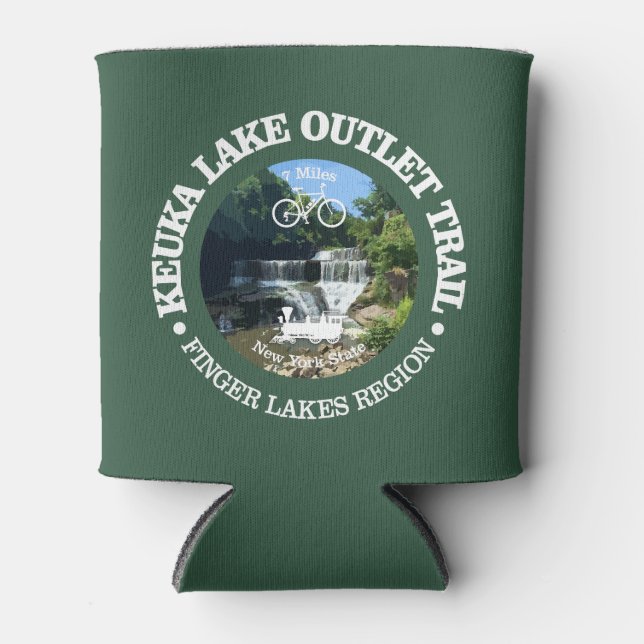 Porta-lata Trilha de saída do lago de Keuka (ciclismo c) (Frente)