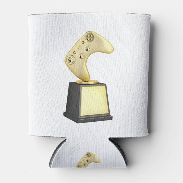 Porta-lata troféu Dourado de jogos de vídeo (Frente)