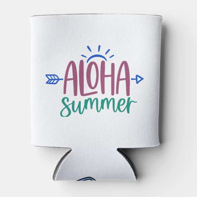 Porta-lata Tropical "Aloha Summer" (Frente)