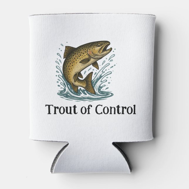Porta-lata Trout de Controle Can Cooler (Frente)