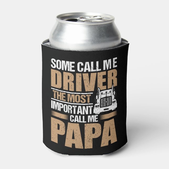 Porta-lata Truck Driver Papa (Can Front)