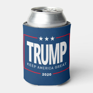 Porta-lata Trump 2020 - Excelente Stars and Keep America