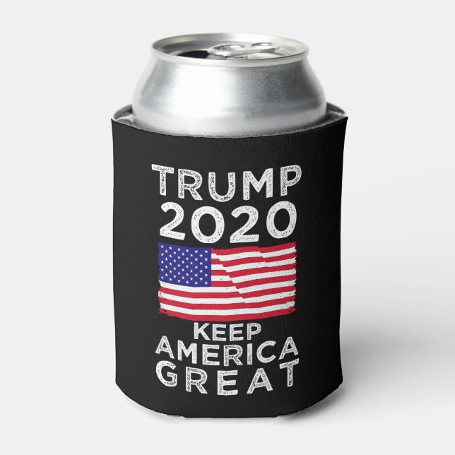 Porta-lata Trump 2020: Manter o Excelente Americano (Can Front)