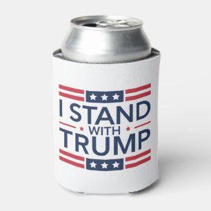 Porta-lata Trump 2024 Eu Apoio Trump Apoio Presidente