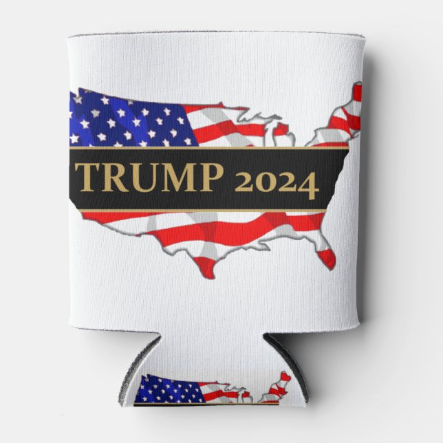 Porta-lata Trump 2024 EUA (Frente)