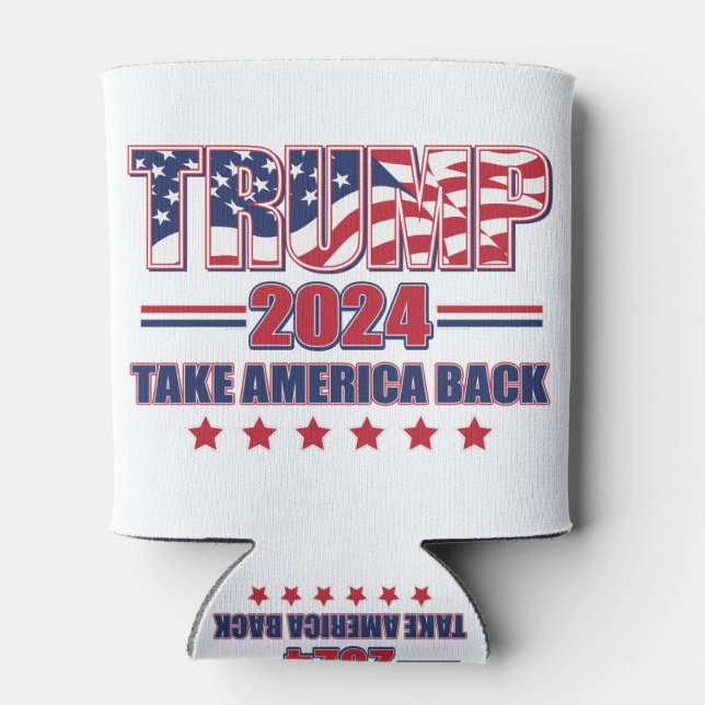 Porta-lata Trump-2024-Take-America-Back (Traseira)