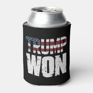 Porta-lata Trump Ganhou 47º Presidente dos EUA Ganhou Eleição