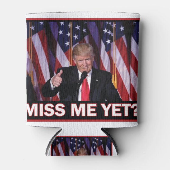 Porta-lata Trump Miss Me Ainda (Frente)