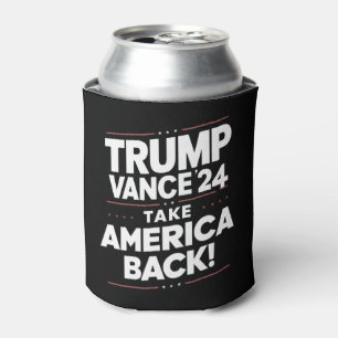 Porta-lata Trump Vance 2024 Vice-Presidente VP Eleições 2024