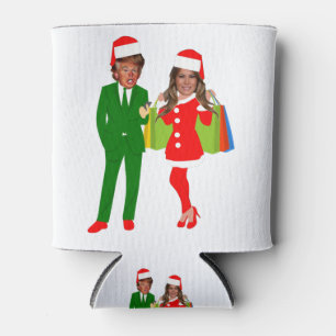 Porta-lata trunfo Melania do papai noel