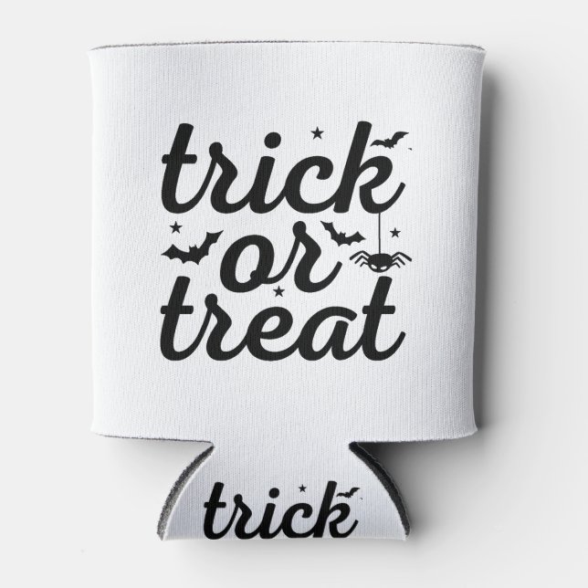 Porta-lata Truque Ou Tratar O Halloween (Frente)