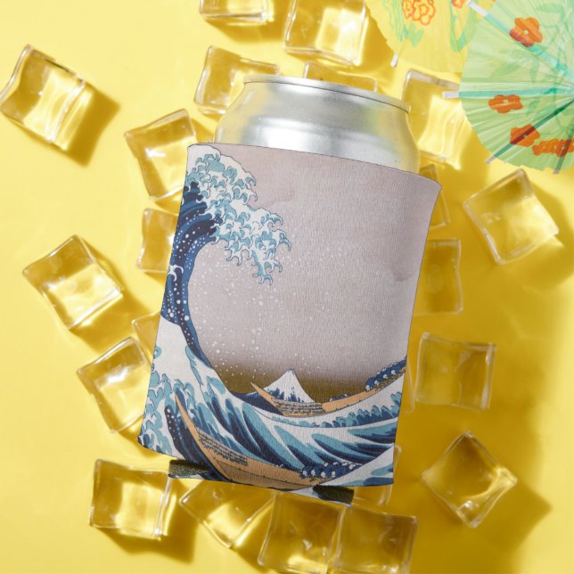 Porta-lata Tsunami Grande Onda ao largo da costa de Kanagawa  (Verão in situ)