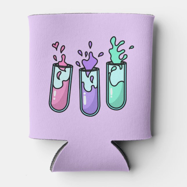 Porta-lata Tubos De Ensaio Turbulentos (Frente)