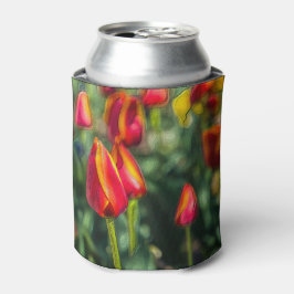Porta-lata Tulip Garden Texturizado
