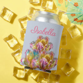 Porta-lata Tulipa holográfica embaralhada iridescente