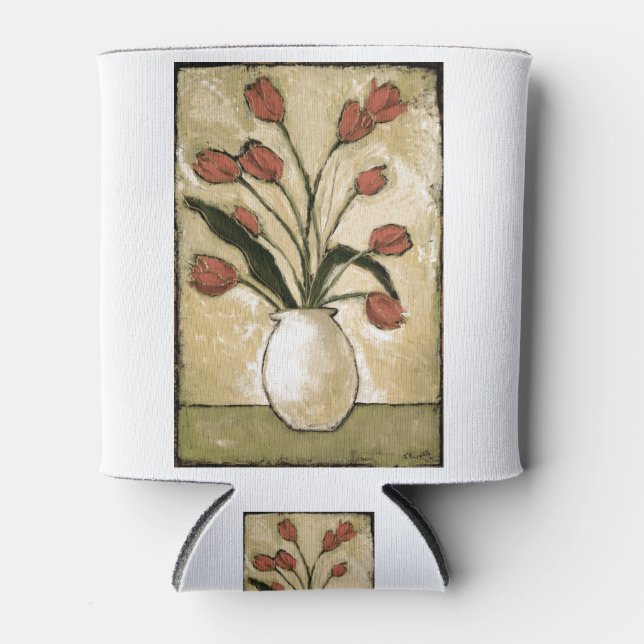 Porta-lata Tulipas BAG10-V2 em Vermelho.tif (Frente)