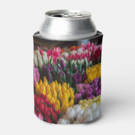 Porta-lata Tulipas multicoloridas