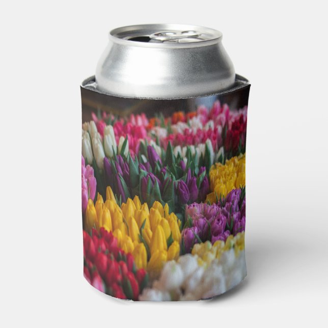 Porta-lata Tulipas multicoloridas (Can Front)