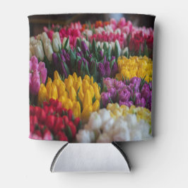 Porta-lata Tulipas multicoloridas