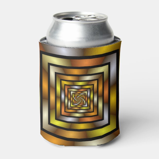 Porta-lata Túnel Luminoso - Gráfico Fratural Trippy (Can Front)